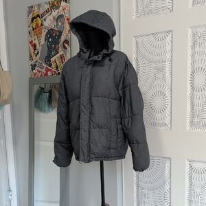 Goodfellow & Co Charcoal Water-Resistant Puffer Jacket Medium